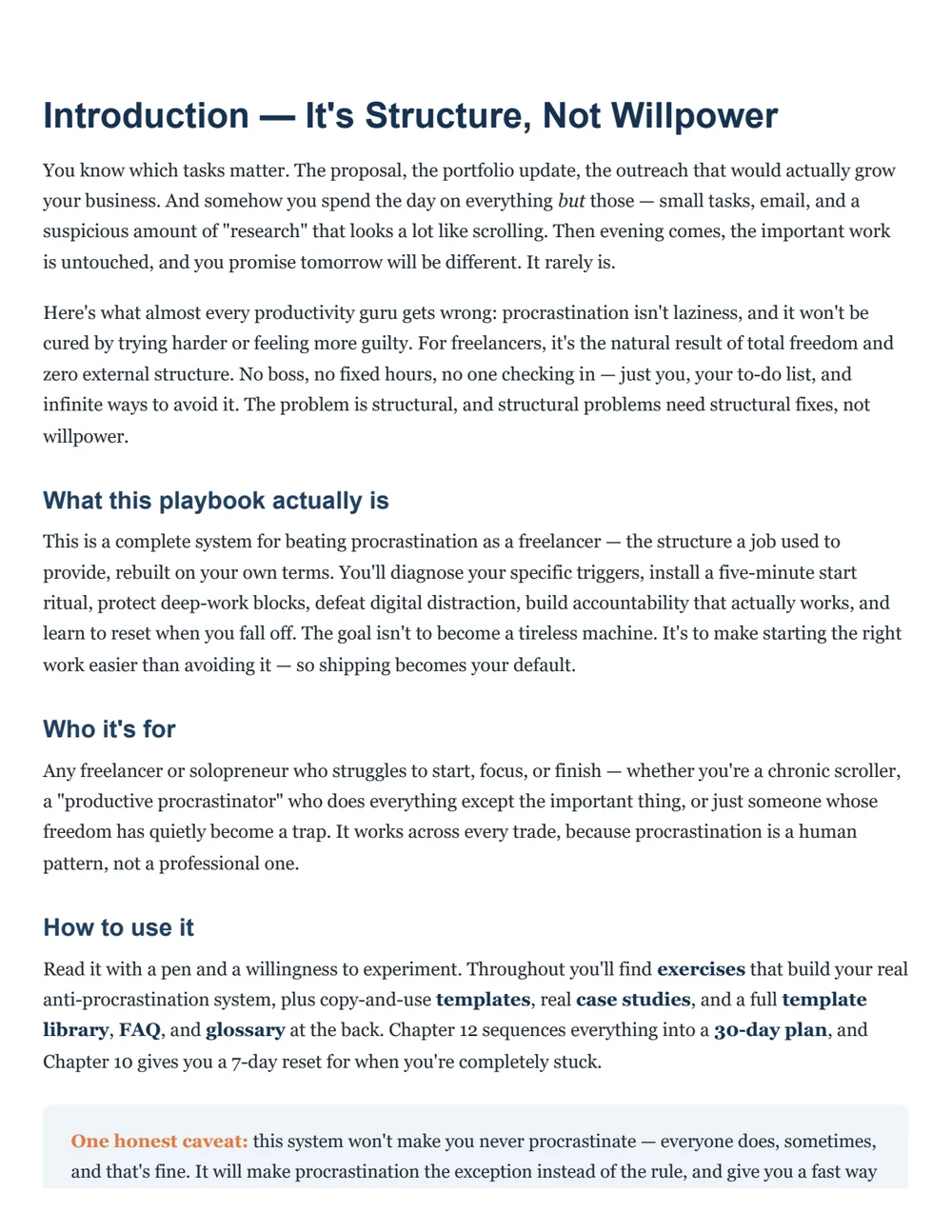 Page 4 — an exercise with space to fill in, not just text to read.