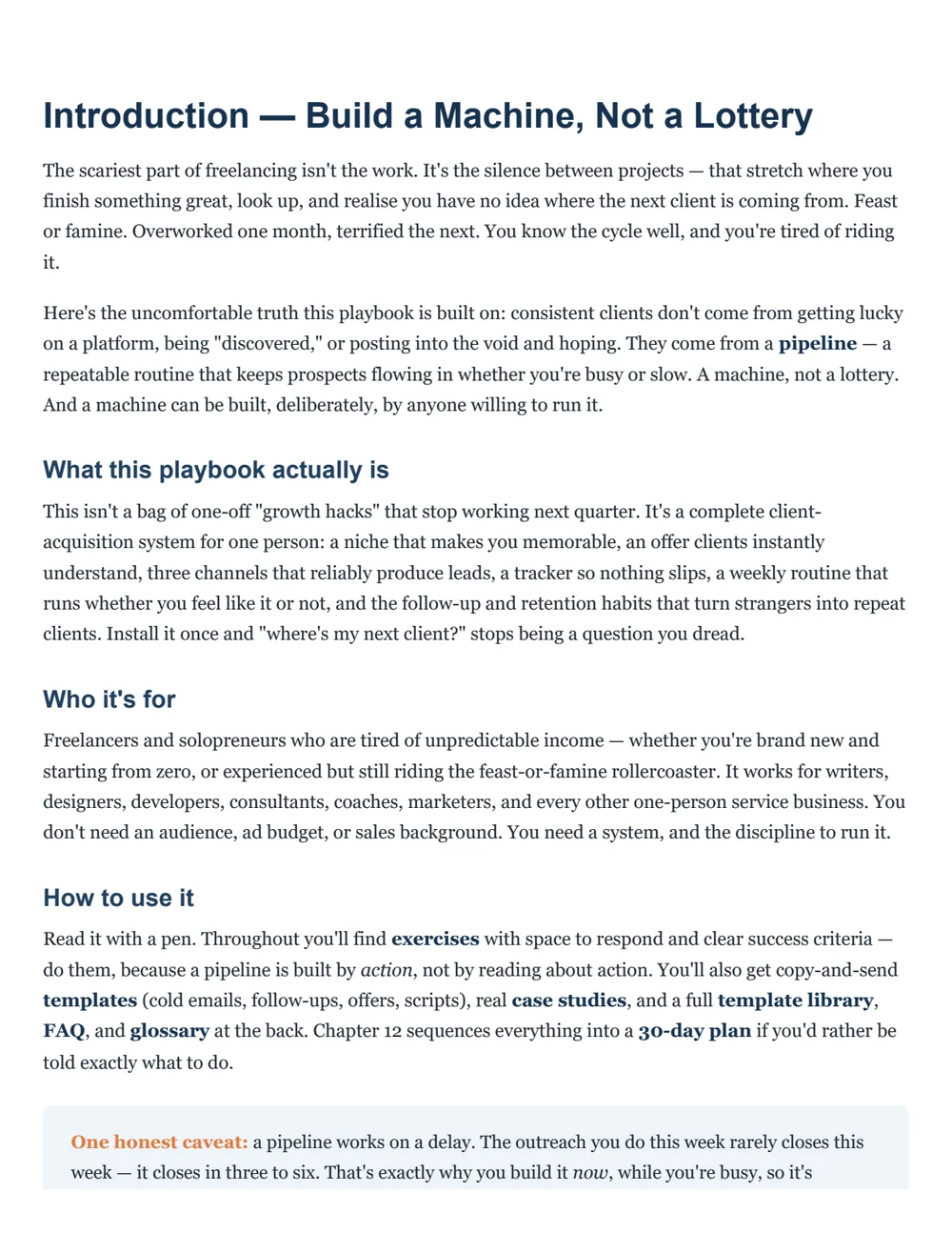Page 4 — an exercise with space to fill in, not just text to read.